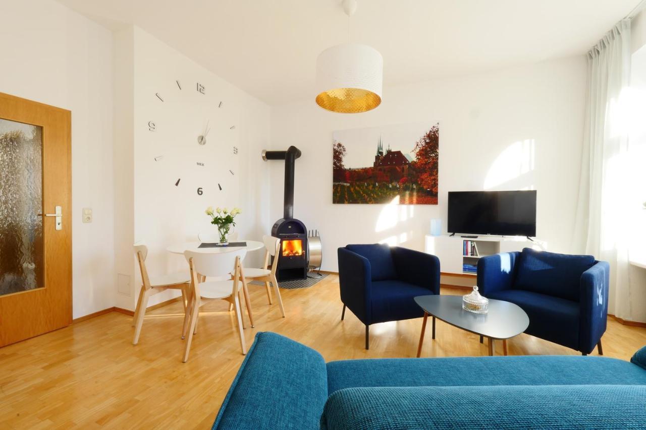 Wohnung Mit Blick Auf Die Zitadelle Petersberg - 3 Zimmer Erfurt Zewnętrze zdjęcie